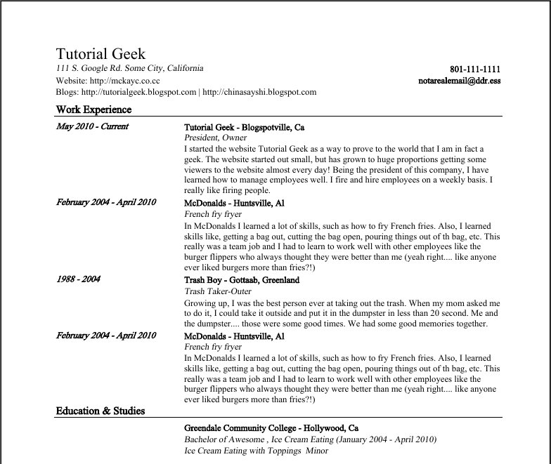 Resume Templates Google How To Make A Google Doc Spreadsheet Template For A Dynamic Resume Or . resume template google ...