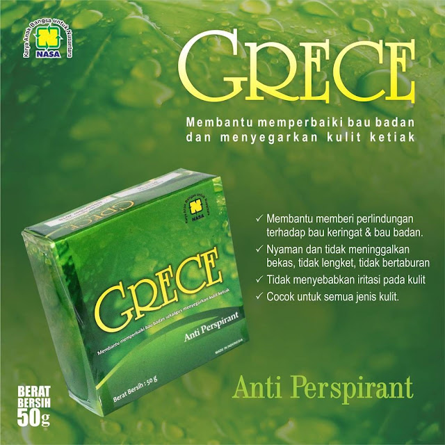 GRECE BODY CRYSTAL - Mineral Alami Pelindung Tubuh dari Bau Badan Lebih dari 24 Jam