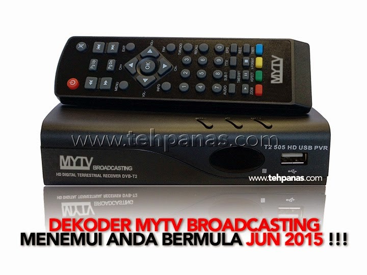 Dekoder MYTV Dijual Dengan Harga RM200, Jun Ini - Saingan 