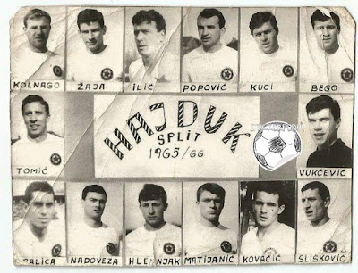 Hajduk Split album sličice 1965/66