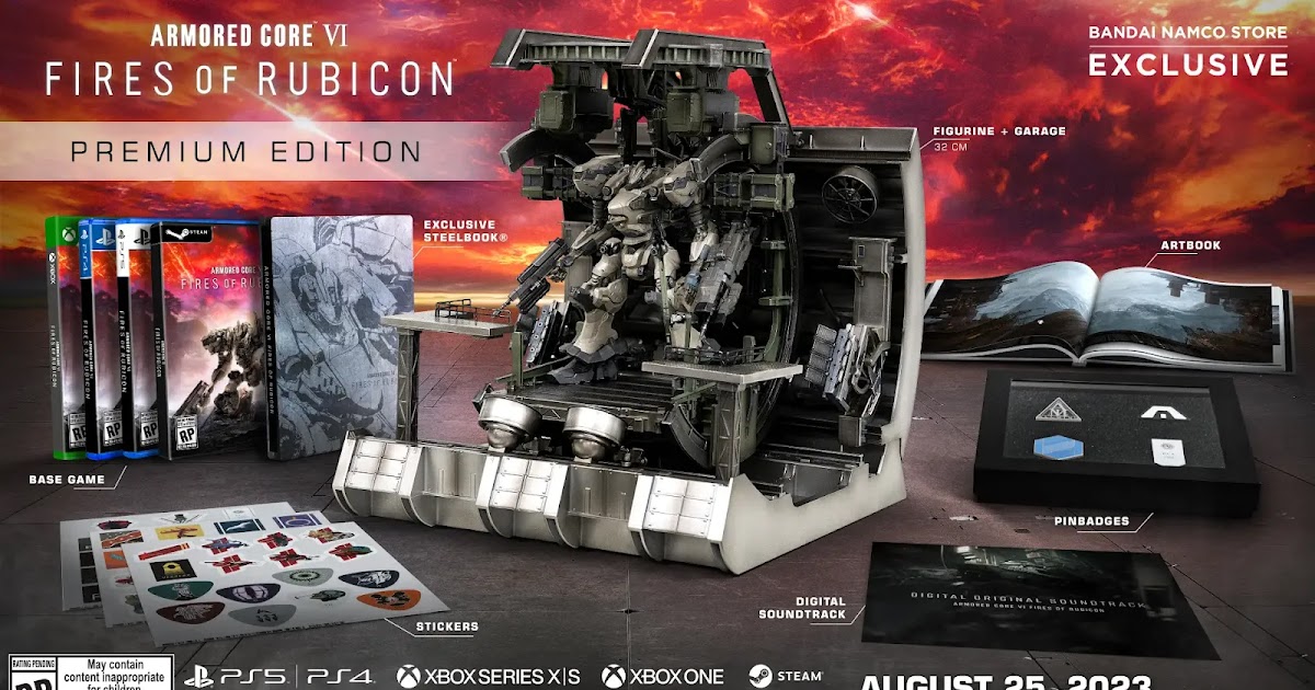 FEED THE FIRE — ARMORED CORE VI FIRES OF RUBICON WILL LAUNCH GLOBALLY ON  AUGUST 25! ~ Chalgyr\'s Game Room