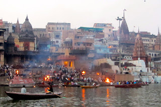 Cremations Manikarnika Ghat Varanasi India