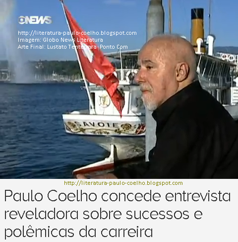 Paulo Coelho em passeio pelo Pier da Marina, em Genebra, Suíça, por ocasião das filmagens da entrevista concedida ao Programa Globo News Literatura