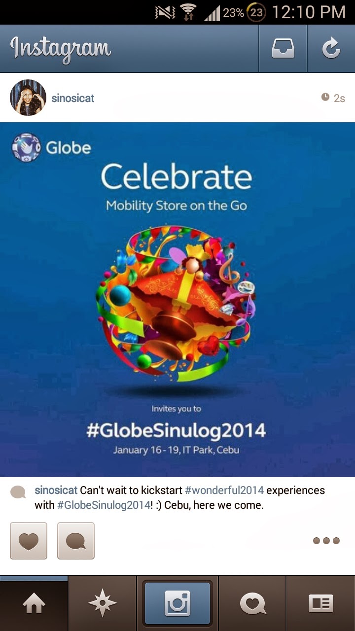 Globe Telecom Sinulog 2014 on Instagram