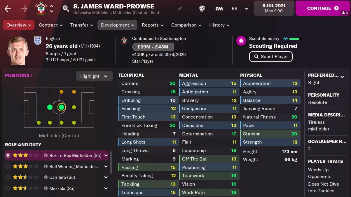 James Ward Prowse FM23