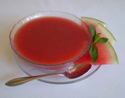 Chilled Watermelon and Cucumber Soup