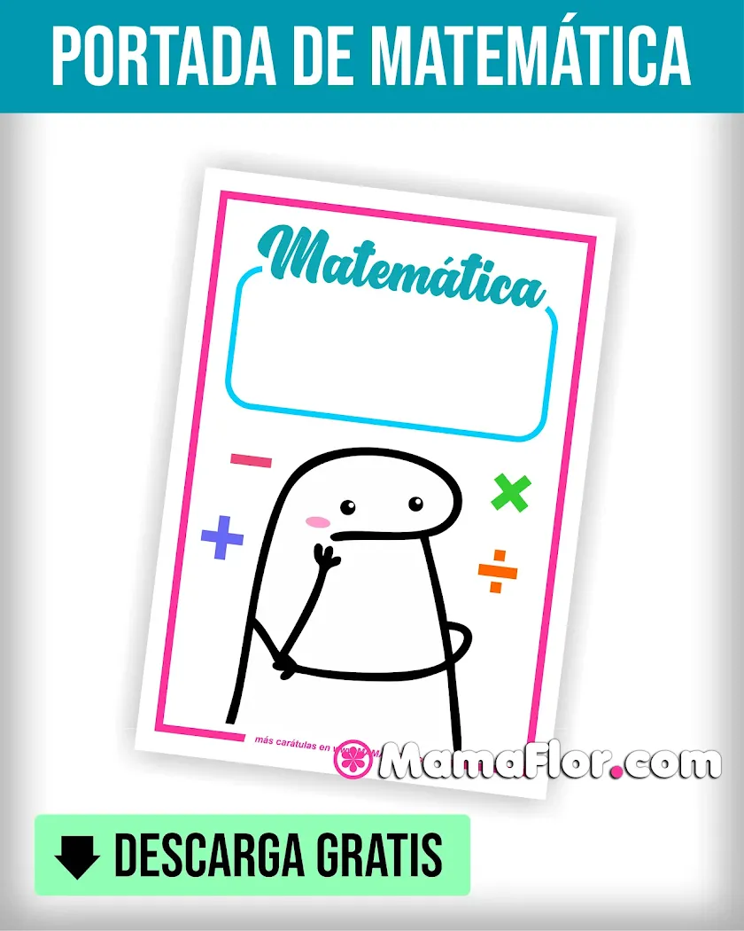 Portadas Bonitas de Matemática Flork