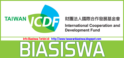 biasiswa TAIWAN ICDF Scholarship INTERNATIONAL COOPERATION
