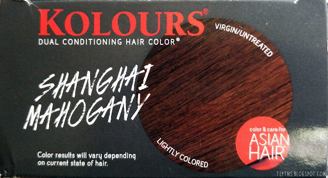 Review Kolours Dual Conditioning Hair Color in Shanghai Mahogany