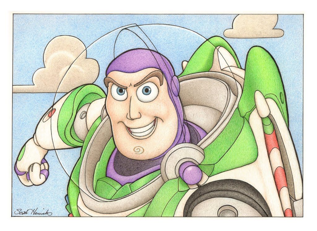 Scott Henricks Art: Finished with Buzz Lightyear!