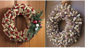 Elementos reciclados para crear guirnaldas en Navidad