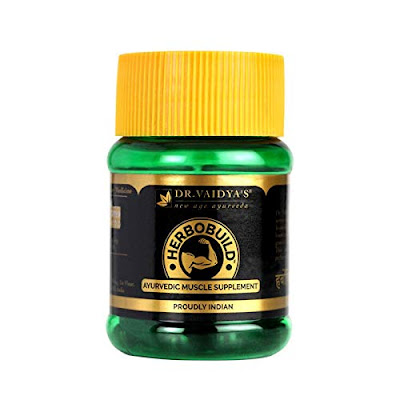 Dr Vaidya's New Age Ayurveda  Herbobuild  Ayurvedic Capsules for Muscle Gain 