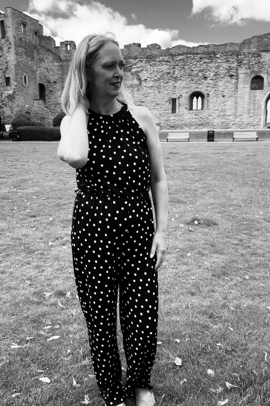 Polka-Dot Jumpsuit