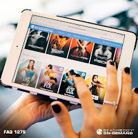 Fitness on the go. New app called Beachbodt on Demand gives you access to hundreds of workout at your fingertips. Perfect for people who travel a lot.