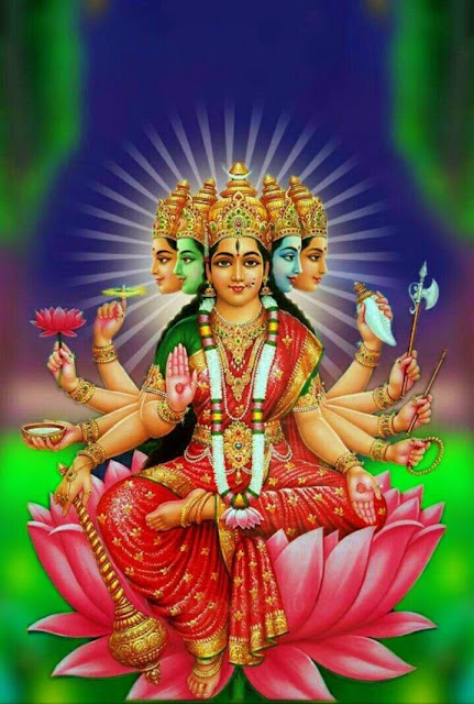 Goddess Gayatri Devi’s 4K FHD Images