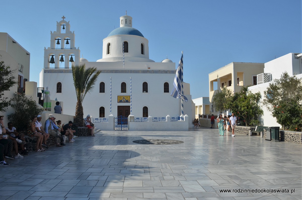 Santorini z dziećmi