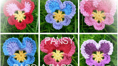 Cómo Tejer Flores Pansy Pensamientos Crochet