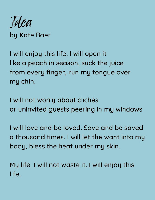 poem, poem about life, Kate Baer