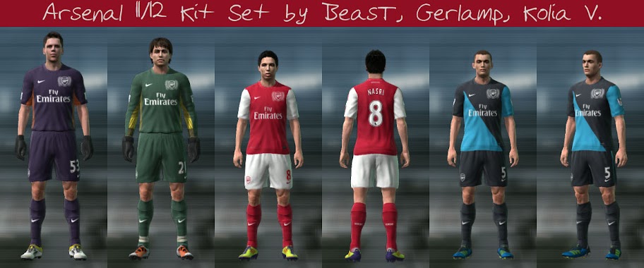 Arsenal 11/12 Kit Set