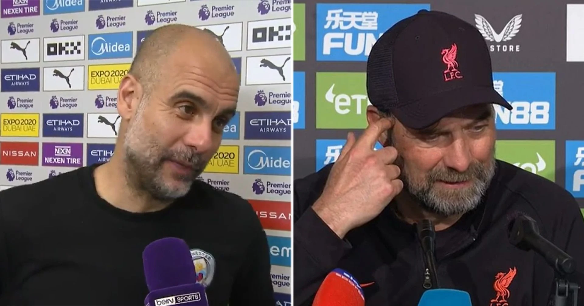 Pep Guardiola: 'Everyone in this country supports Liverpool, the media and everyone'
