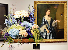 Milwaukee Art Museum Art in Bloom flower arrangement