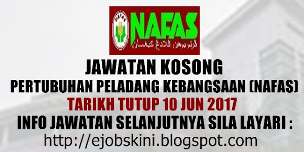 Jawatan Kosong Pertubuhan Peladang Kebangsaan (Nafas) - 10 Jun 2017