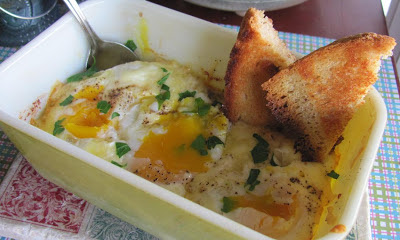 Photo of baked eggs