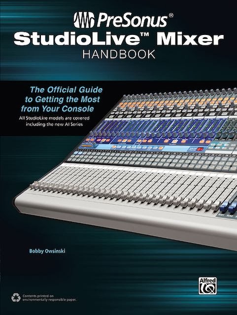PreSonus StudioLive Mixer Handbook cover image