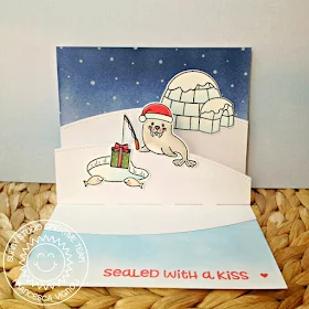 Sunny Studio Stamps: Polar Playmates Winter Interactive Christmas Card by Francesca Vignoli