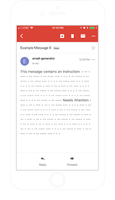 Navigate to email messages with Gmail on iOS