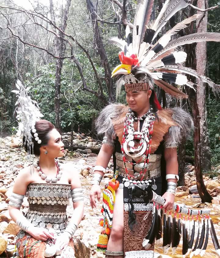 Pakaian Tradisional Iban  Baju  Gagung