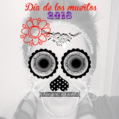 Day of the Dead : Día de los muertos 2013 using RhonnaDesigns iPhone app by BeckyCharms