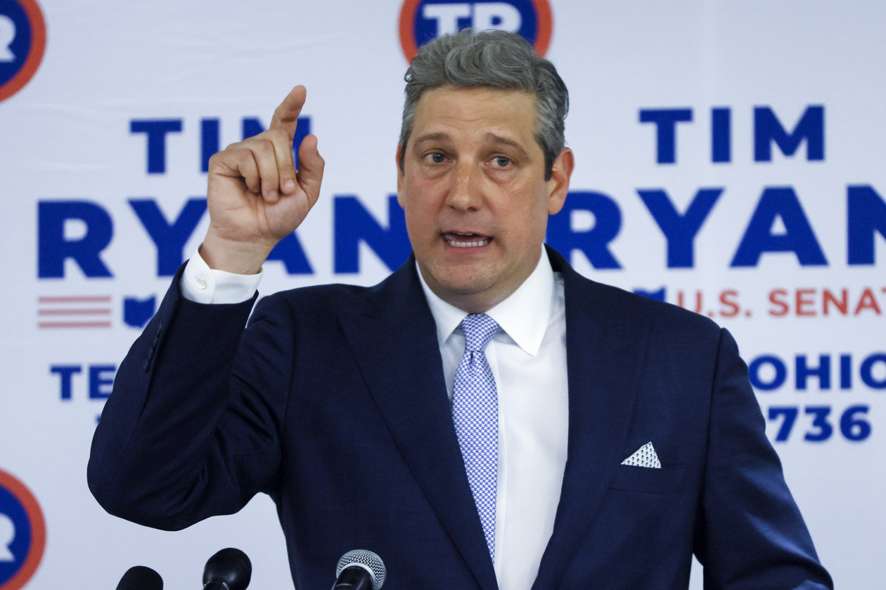 Rep. Tim Ryan talks on May 3, 2022, in Columbus, Ohio. | Jay LaPrete/AP Photograph