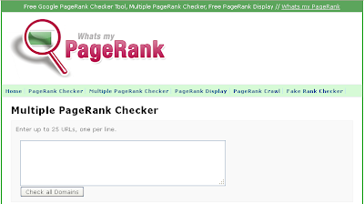 Multiple PageRank Checker