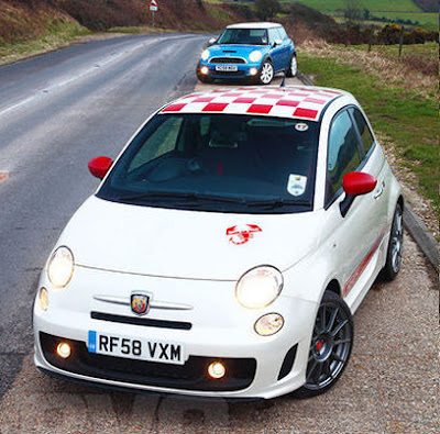 5ooblog FIAT 5oo New Abarth 500 Esseesse vs Mini Cooper S