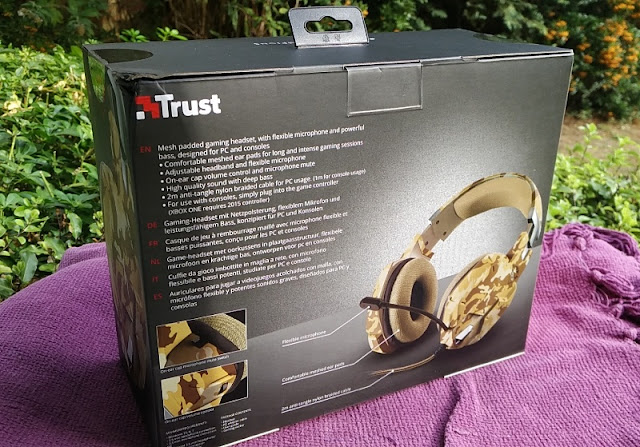 Trust Gxt 322 Carus Desert Camo Gaming Headset With Boom Mic Gadget Explained Reviews Gadgets Electronics Tech