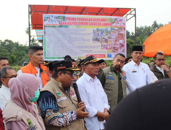 Menko PMK Muhadjir Effendy Apresiasi Gerak Cepat Penanganan Bencana di Padang Pariaman