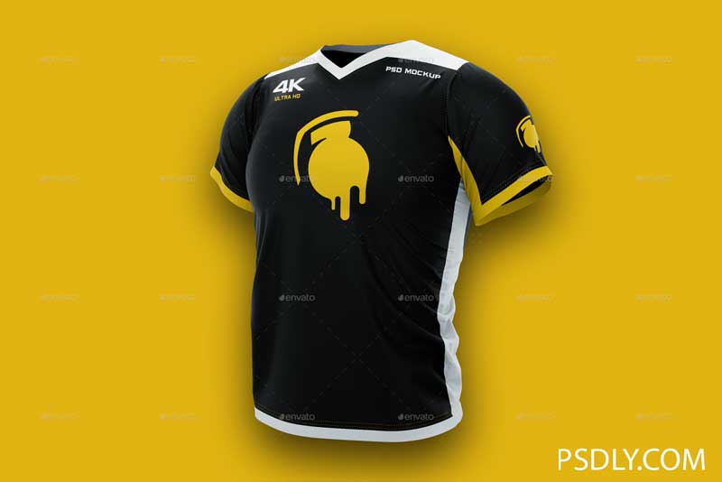 Download 4K Esports Jersey Design Mockup - PSDLY