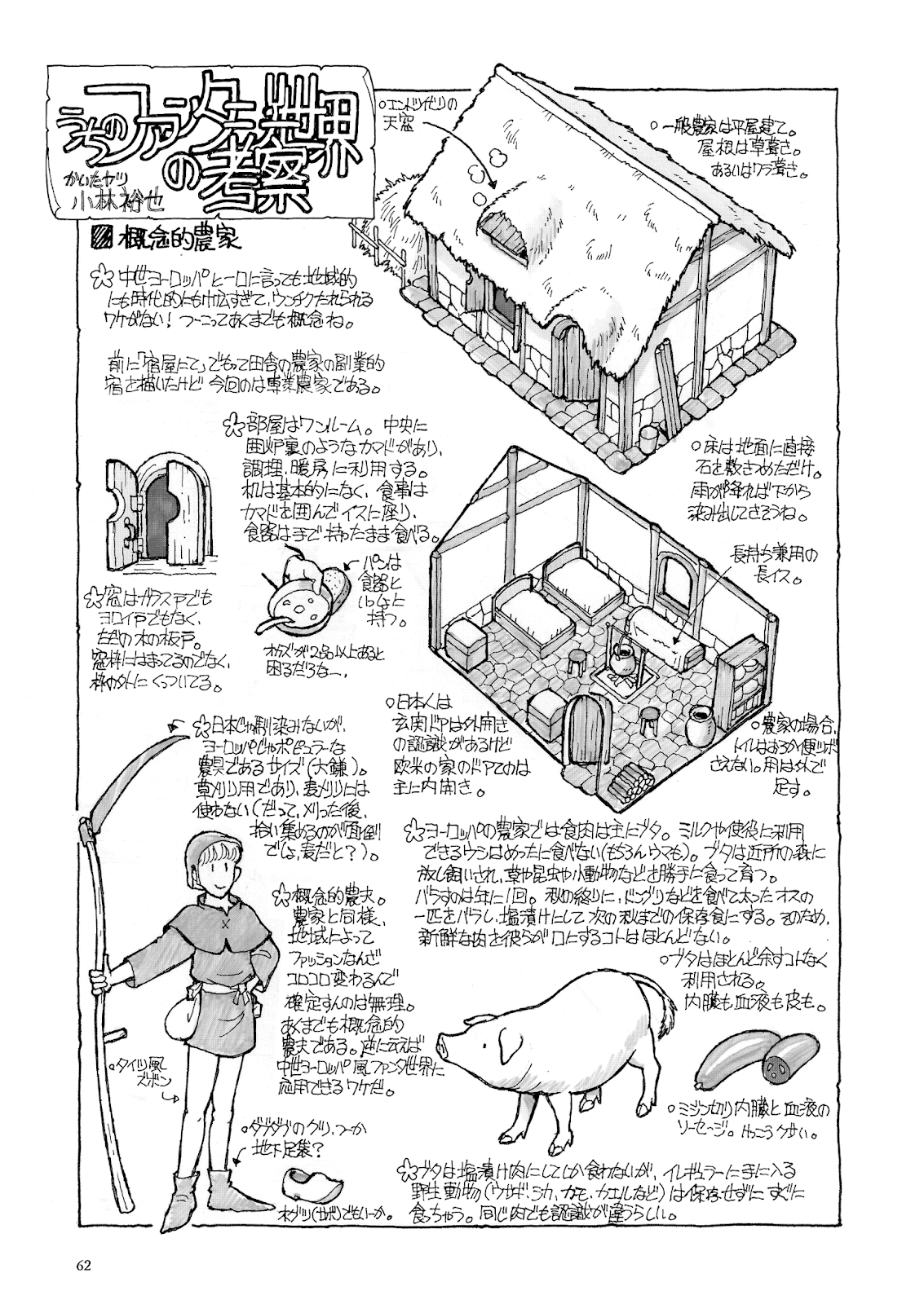 第53回 うちのファンタジー世界の考察 概念的農家とブタ パンタポルタ 第53回 うちのファンタジー世界の考察 概念的農家とブタ パンタポルタ