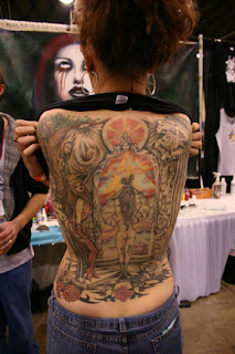 Feminine Tattoos With Image Feminine Full Backpiece Tattoo Designs Picture 1