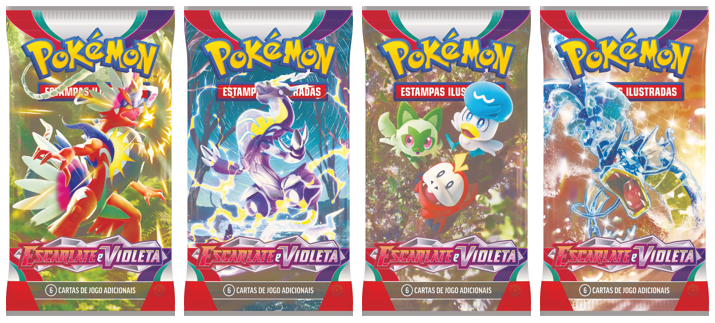 Escarlate e Violeta do Pokémon Estampas Ilustradas