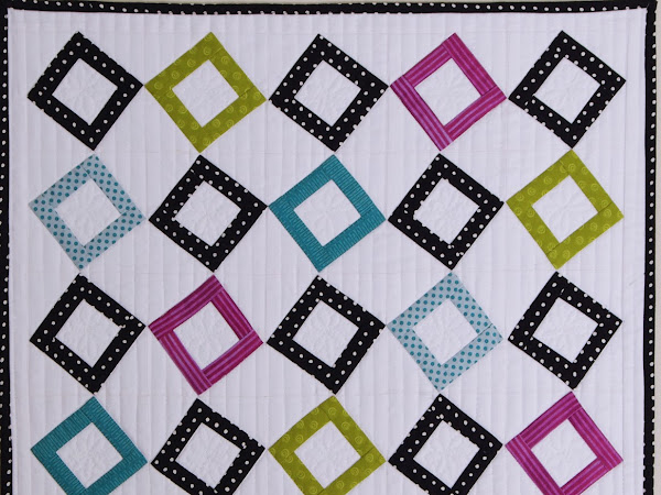 Small Wall Quilt #4 --Squares