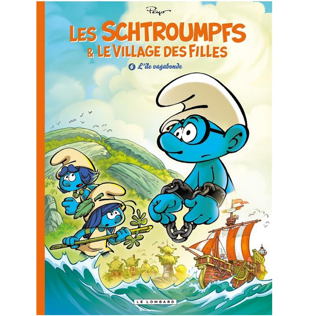 Bande dessinée Les Schtroumpfs et le village des filles numéro 6.