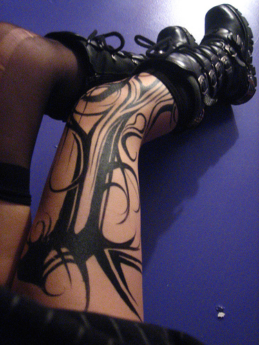 Tattoo on Leg For Girls