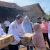 PEDULI KORBAN BANJIR BANDANG DI DESA TUNJUNGREJO, SLAMET WARSITO BAGIKAN BANTUAN