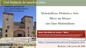 Lorenzo J. Blanco Matemáticas Museo Arqueológico Provincial de Badajoz