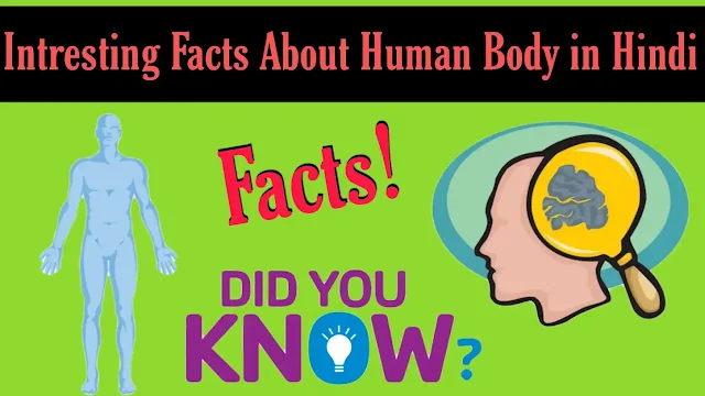 Interesting Facts About Human Body in Hindi