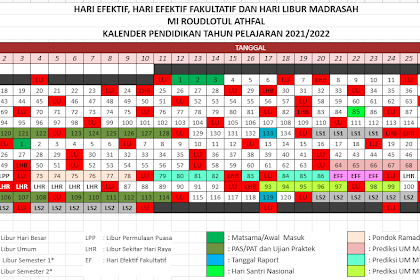 Kalender Pendidikan Tahun Pelajaran 2021 - 2022