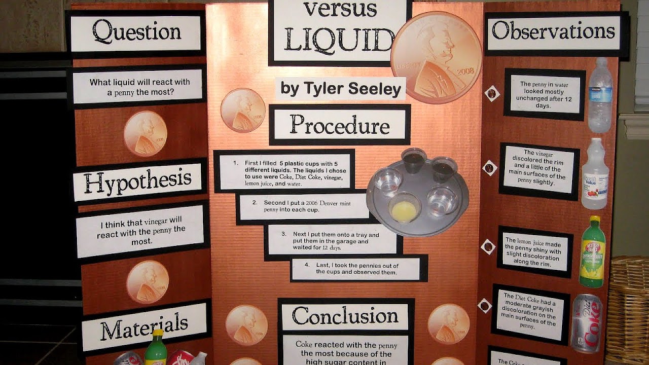 Chemical Reactions Science Fair Projects