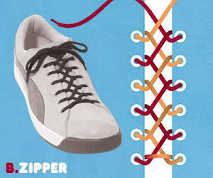 Memasang Tali Sepatu dengan Trik Zipper